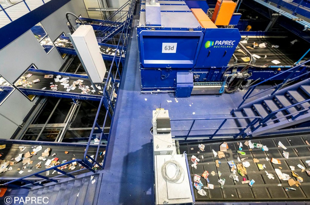 visite centre de tri des d&eacute;chets PAPREC