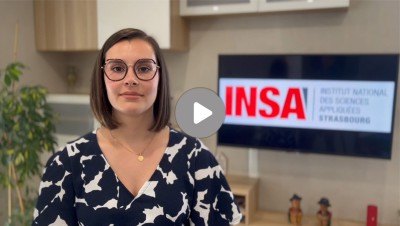 Anaëlle présente son projet de fin d'étude, un modèle de compensation de réseau topométrique