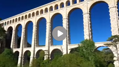 vidéo rénovation aqueduc roquefavour